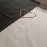 QURAYA ® Personalized Prayer Mat - Giftbox DeLuxe (Couple Set) Black & Beige